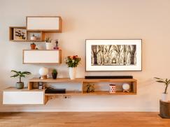 Hängeregal aus Holz
